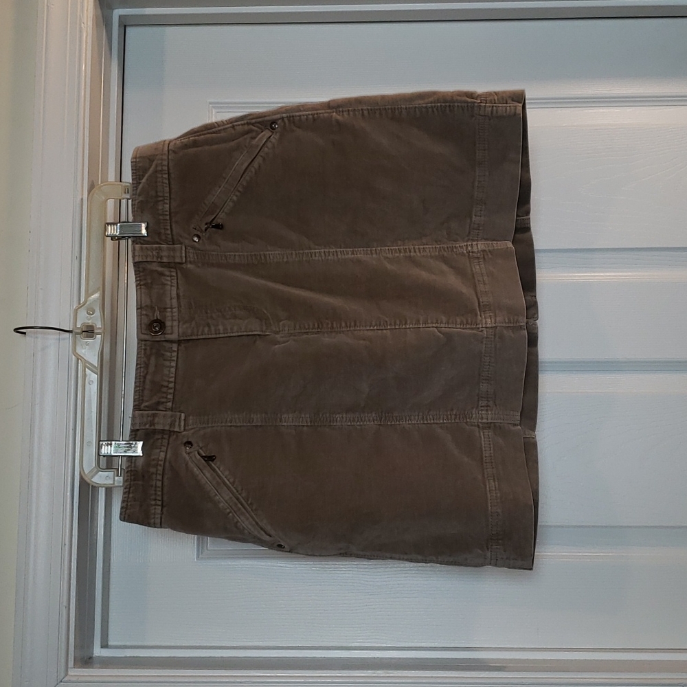 Athleta, Cotton Velvet, Mini-Skirt